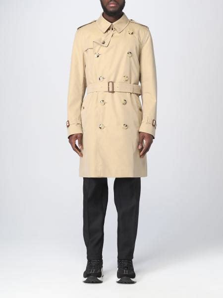 Trench Burberry Uomo Beige 